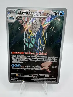 Clawitzer 141/132 Illustration Rare - Mega Evolution - Pokemon TCG - Image 1