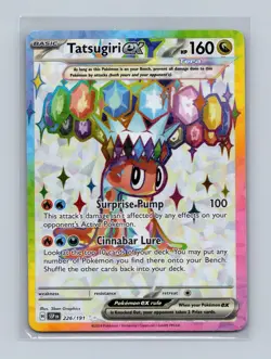 Tatsugiri ex 226/191 Ultra Rare Surging Sparks Pokemon Holo Near Mint - Image 1