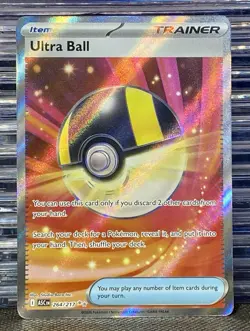 Pokemon TCG Item Ultra Ball Secret Rare Ascended Heroes 264/217 - Image 1