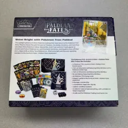 Pokemon Paldean Fates Elite Trainer Box 2024 Pokemon Center ETB OPENED EMPTY - Image 2