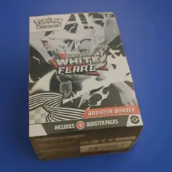White Flare Booster Bundle Box - Factory Sealed Pokemon TCG Scarlet & Violet - Image 1