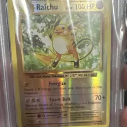 Pokemon PSA 9 Raichu 36/108 Evolutions Set - Reverse Holo Rare, Graded - Image 3