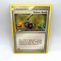 Venture Bomb 93/109 Uncommon Team Rocket Returns Pokemon Lightly Played - Image 1