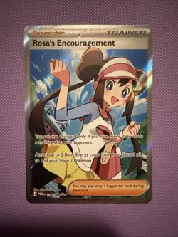 Pokemon Rosa's Encouragement 114/088 Full Art Ultra Rare Perfect Order NM Mint - Image 1
