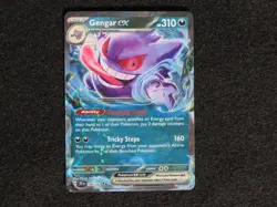 Gengar ex 104/162 Double Rare - Temporal Forces SV05 Holo Pokemon Card NM - Image 1