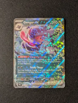 Gengar ex 104/162 Double Rare - Temporal Forces SV05 Holo Pokemon Card NM - Image 3