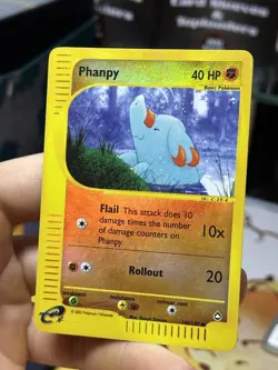 Phanpy 100/147 Aquapolis 2002 Reverse Holo E-Series Vintage Pokemon Card TCG - Image 4