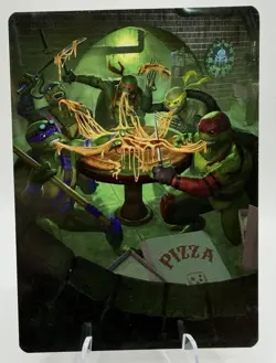 Food Chain 33/54 - Art Series - Teenage Mutant Ninja Turtles MTG - Art Card NM - Image 1