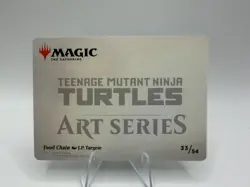 Food Chain 33/54 - Art Series - Teenage Mutant Ninja Turtles MTG - Art Card NM - Image 2