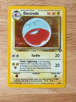 Electrode 2/64 Jungle 1999 Holo Rare WOTC Pokemon Card TCG - Image 1