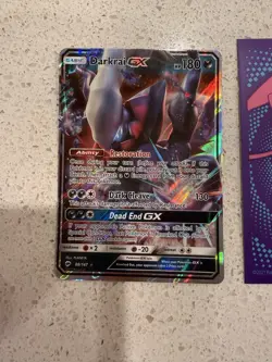 Darkrai GX 88/147 Burning Shadows Full Art Holo Rare Pokemon Card NM - Image 2