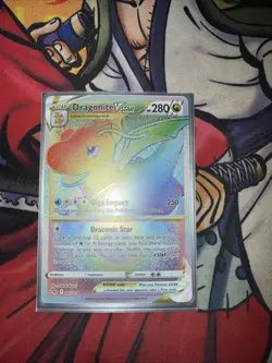 Pokemon Dragonite VSTAR 081/078 GO Secret Rare Holo 280 HP Giga Impact Card - Image 3