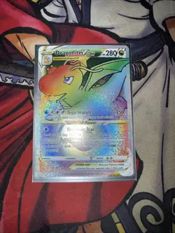 Pokemon Dragonite VSTAR 081/078 GO Secret Rare Holo 280 HP Giga Impact Card - Image 4