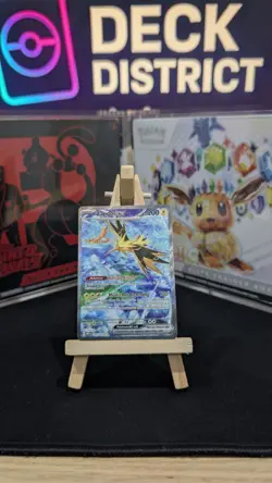 Pokemon TCG Zapdos EX Card 202/165 Scarlet Violet-151 - Image 1