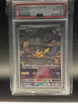 PSA 10 Pikachu 173/165 Sv2a: Pokemon Card 151 Holo (Japanese) AR - Image 2