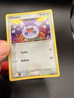 Whismur #73/106 EX Emerald Reverse Holo Pokemon Card 2005 Stamped - NM/LP - Image 2