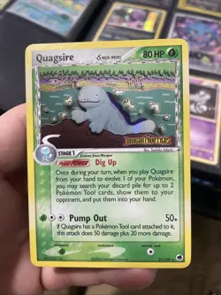 Quagsire Stamped Reverse Holo Rare Dragon Frontiers 21/101 Pokemon Card - Image 1