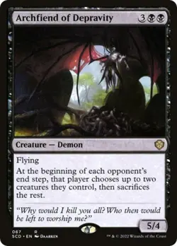 ~ Archfiend of Depravity ~ NM ~ Commander 2022 Starter Decks ~ MTG ~ - Image 1