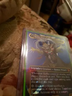 2025 MTG FINAL FANTASY COMMANDER SURGE FOIL #0084 KEFKA, DANCING MAD PSA 9 - Image 2