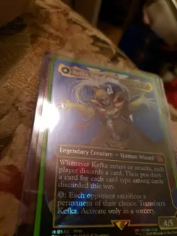 2025 MTG FINAL FANTASY COMMANDER SURGE FOIL #0084 KEFKA, DANCING MAD PSA 9 - Image 3