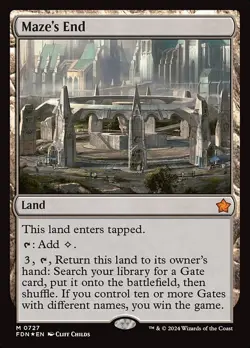 MTG Maze's End [FDN] FOIL #727 - Image 1