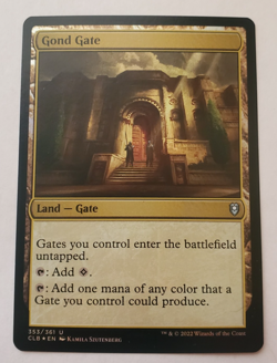 1x Gond Gate FOIL CLB Battle for Baldur's Gate MTG NM - Image 1