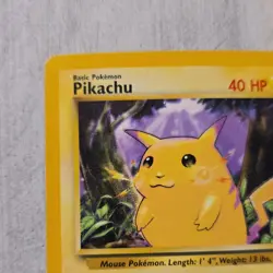 1999 Pokemon Base Set Pikachu 58/102 Yellow Cheeks Near Mint - Image 5