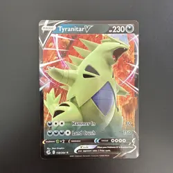 Tyranitar V - 158/264 - Pokemon Fusion Strike Sword & Shield Ultra Rare Card - Image 1