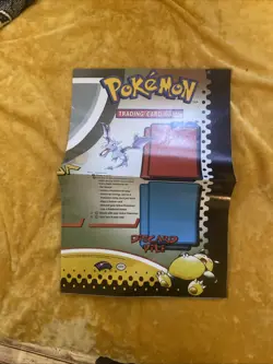 Vintage 1998 Pokemon TCG Play mat Wizards Of The Coast Map Toys R Us Great Shap - Image 2