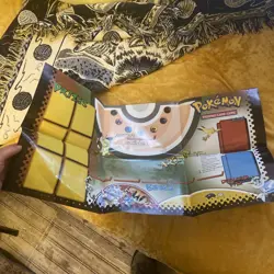 Vintage 1998 Pokemon TCG Play mat Wizards Of The Coast Map Toys R Us Great Shap - Image 4