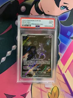 Pokemon PSA 9 Mewtwo 052 Scarlet & Violet Promo Cards Holo 151 UPC Mint - Image 2