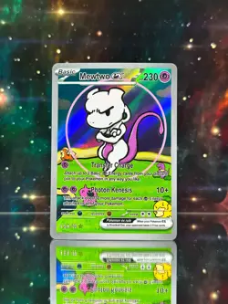 After Skool Hobby Gen 1 - Mewtwo ex (Bubble) - Pokemon Custom Fan Art Parody - Image 1
