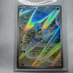 Squirtle 170/165 Illustration Rare - Scarlet & Violet 151 - Pokemon TCG - NM - Image 2