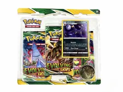 2021 Pokemon Sword & Shield Evolving Skies 3-pack Blister Umbreon Promo SEALED - Image 1