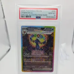 Pokemon 2025 Umbreon ex 161/131 SIR Prismatic Evolutions GEM MINT PSA 10 - Image 1