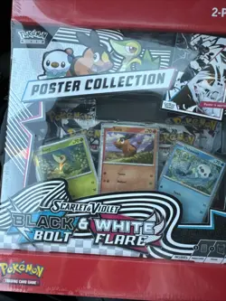 Pokemon Black Bolt and White Flare Binder + Poster Collection Sam's Club Bundles - Image 2