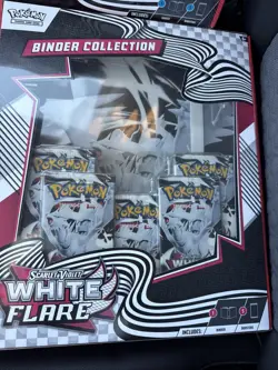 Pokemon Black Bolt and White Flare Binder + Poster Collection Sam's Club Bundles - Image 3