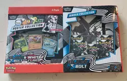 Pokemon Black Bolt and White Flare Binder + Poster Collection Sam's Club Bundles - Image 1