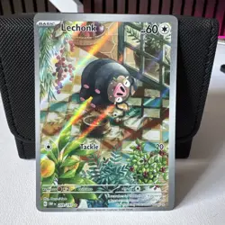 Pokemon TCG Lechonk Holo Illustration Rare Card 209/197 Obsidian Flames Series - Image 1