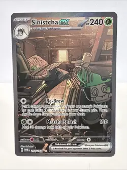 Sinistcha ex Special Illustration Rare SV06 Twilight Masquerade 210/167 Pokemon - Image 1