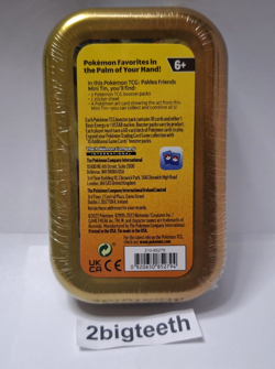 Pokemon Paldea Friends Mini Tin Pikachu & Capsakid ​​Silver Tempest booster pack - Image 2