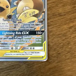 Pokemon Raichu & Alolan Raichu GX TAG TEAM Ultra Rare World Championship 54/236… - Image 3