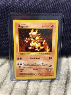 1999 POKEMON GAME 36 MAGMAR Mint Condition Grade Ready Vintage And Rare ￼ - Image 1