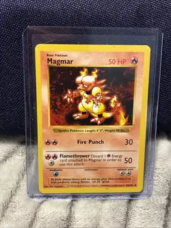 1999 POKEMON GAME 36 MAGMAR Mint Condition Grade Ready Vintage And Rare ￼ - Image 2