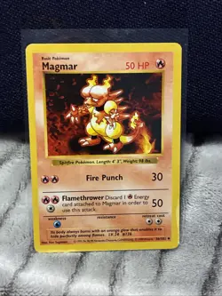 1999 POKEMON GAME 36 MAGMAR Mint Condition Grade Ready Vintage And Rare ￼ - Image 5