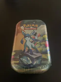 Pokemon TCG: Prismatic Evolutions Mini Tin - Glaceon Art - Sealed NEW - Image 1