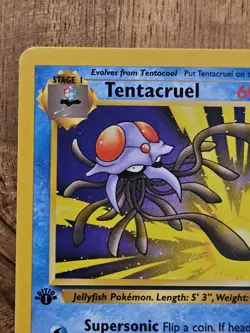 1st Edition Tentacruel NEAR MINT - Uncommon 44/62 Fossil 1999 - WOTC Pokemon TCG - Image 5