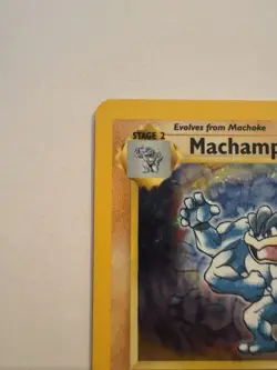 1999 Pokemon Base Set Machamp 8/102 1st Edition Holo Rare Wizards English - Image 5