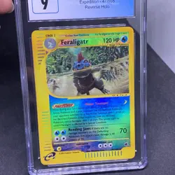 Pokemon Feraligatr Expedition Reverse Holo Rare #47 CGC 9 Mint - Image 2