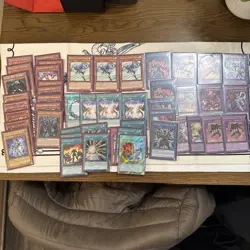 High Rarity Hero Deck core! Complete Extra Deck! Ultimate Rare Stratos, Dark Law - Image 1